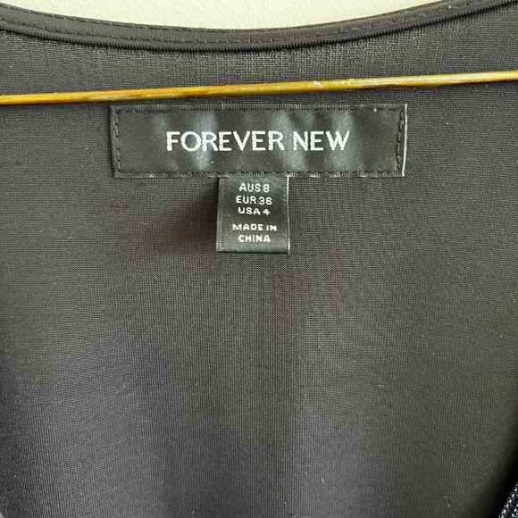 Iridescent Ruffled Mini Formal Dress with Sheer Sleeves - Picture 5 of 5